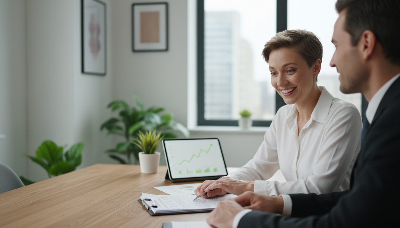 Человек, испытывающий облегчение после консультации о банкротстве