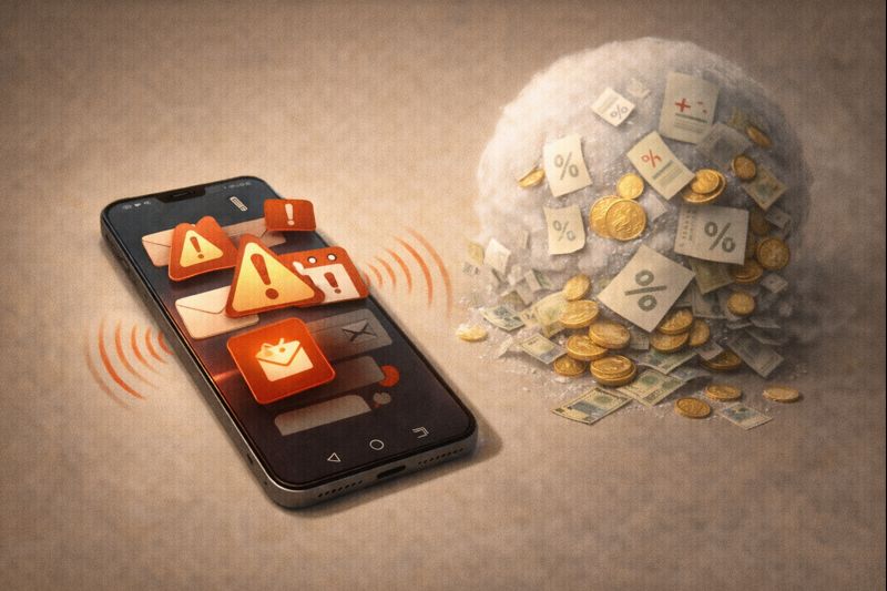 Первые дни и недели просрочки: финансовые санкции